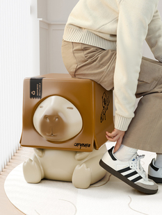 动物坐凳换鞋 凳创意茶几乔迁新居礼物 凳入户门轻奢高级感家用穿鞋