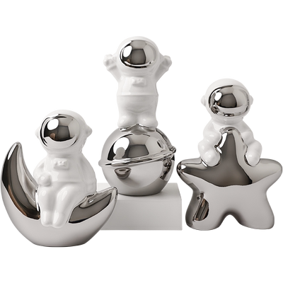 轻奢宇航员摆件现代家居电视柜