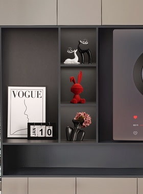 现代家居电视展示柜摆件