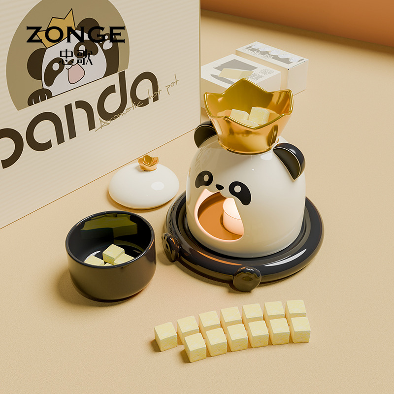 忠歌熊猫香氛火锅礼盒