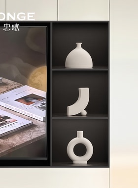 电视柜玄关摆件ins风套装