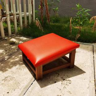 实木拜垫红色拜凳跪拜垫打坐垫户外客厅大堂大雄宝殿拜垫跪拜凳