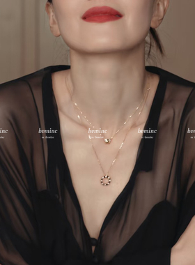 bvminc 蜂巢蜂窝圆圈项链 S925银