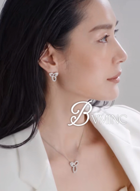 bvminc lily大号满钻项链