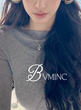bvminc 易梦玲同款葫芦珍珠玫瑰金色项链