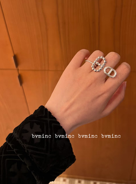 bvminc 珠珠猪鼻子开口戒指