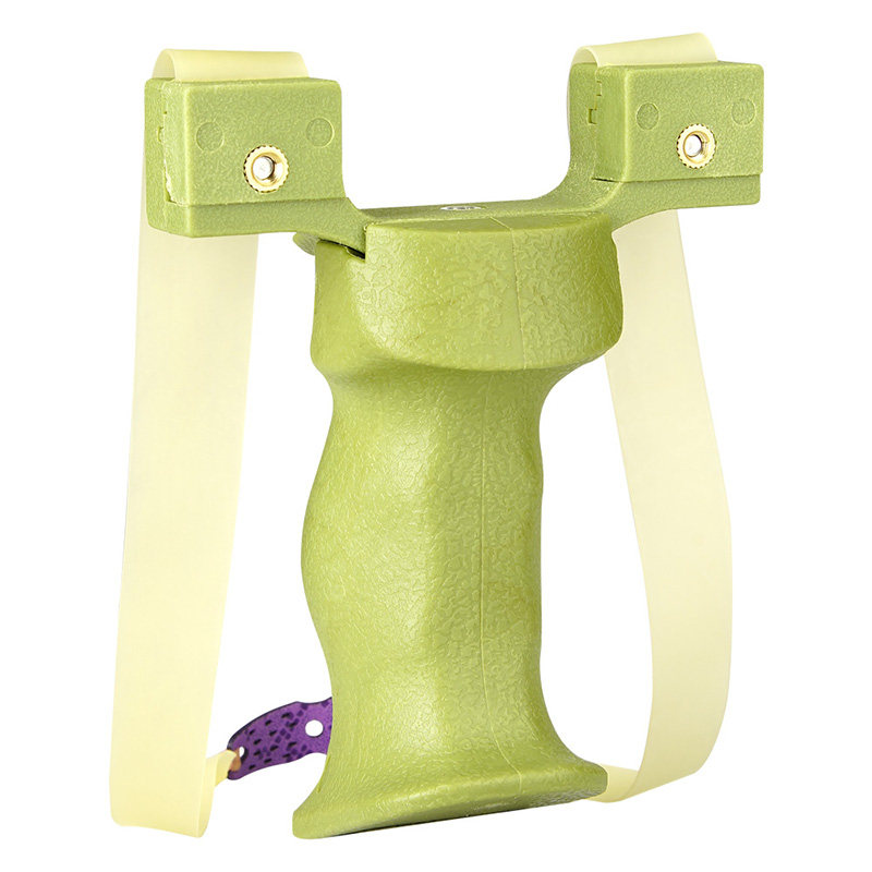 口袋射手大笨象粗柄宽头扁皮弹工双弓头可换阿拉善快压弹弓大威力