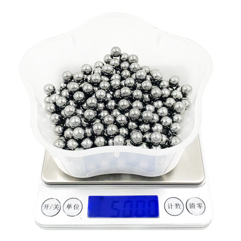 口袋弹弓弓粮弹珠8毫米实心钢珠 泥丸9毫米弹弓配件金属钢丸子