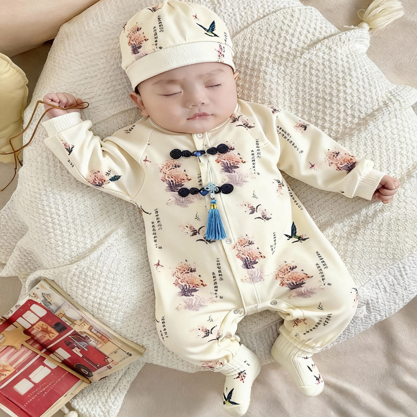 周岁女宝礼服满月宝宝衣服女婴儿公主风女孩百岁宴服a类出月百天