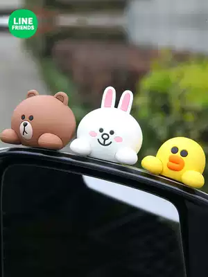 LINEFRIENDS door anti-collision strip car door exterior body anti-scratch cartoon anti-collision strip decoration products