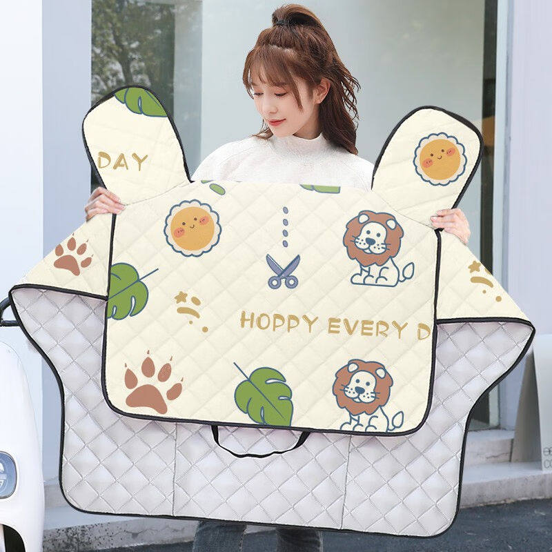 迪路仕（DEROACE）电动车挡风被夏季电瓶车防晒罩摩托车防晒电车