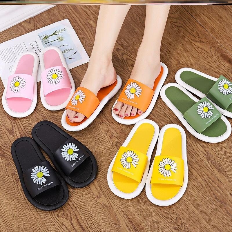 女童拖鞋家居夏室内一字拖小菊花女童拖鞋夏网红爆款度假家用|ruв категории Женская одежда, брюки, брюки - от Buy2taobao.com для оказания профессиональной услуги покупки агента Taobao