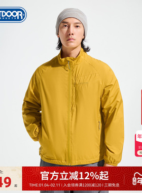 outdoorproducts2025秋冬新款梭织外套男防泼水加绒保暖厚款