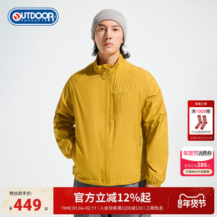 outdoorproducts2025秋冬新款梭织外套男防泼水加绒保暖厚款