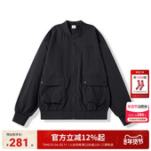 products 新款 潮男式 outdoor 夹克logo刺绣工装 街头纯色宽松外套