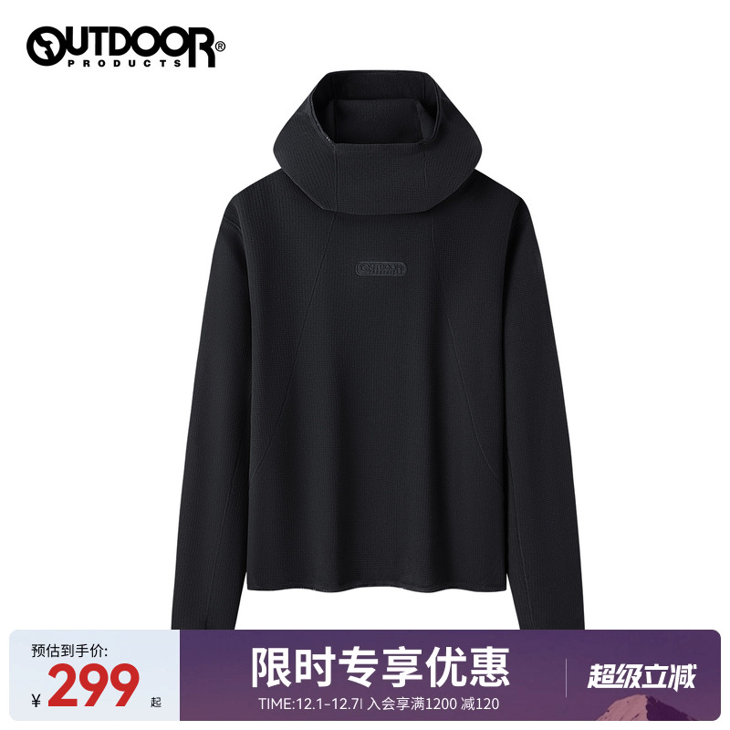 2025秋冬新款户外绒类套头衫女