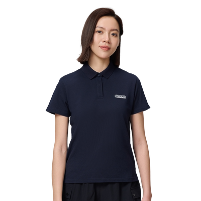 outdoor products 加州云雀夏女POLO衫短袖T恤侧开叉舒适透气感