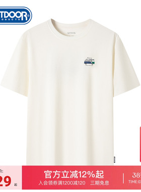outdoorproducts春夏新款短袖T恤男户外运动徒步登山休闲通勤