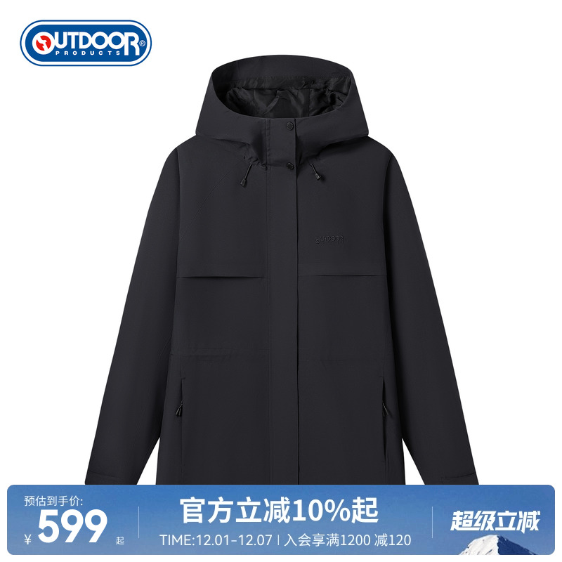 2025秋冬新款户外单层冲锋衣女