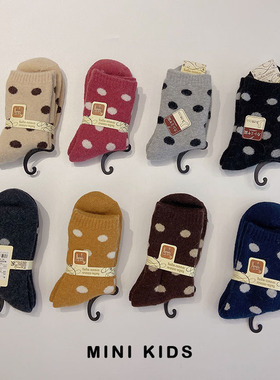 珍贵Cashmere羊绒 日本单羊毛加厚秋冬袜子中筒短袜 女打底温暖