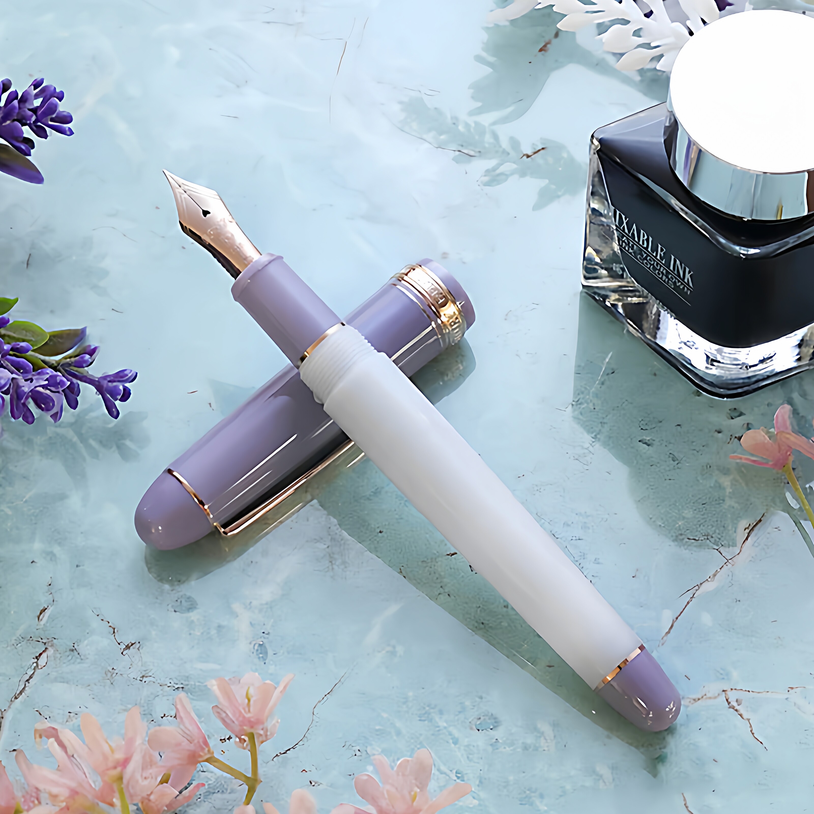 【限量新品】【女生礼物】白金PNB38000雾华14k金尖钢笔墨水礼盒套装日本进口高档高颜值生日节日创意送礼品