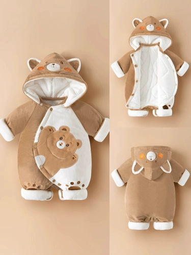 Демисезонный комбинезон для новорожденных для младенца, детское боди, комплект для выхода на улицу, увеличенная толщина