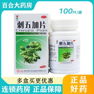 红绿灯刺五加片100片 益气健脾补肾安神体虚乏力食欲不振腰膝酸软