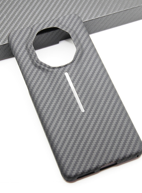 适用华为Mate50RS保时捷设计款超轻薄芳纶碳纤维保护套黑色银色黄色红色蓝色赛道版裸感舒适商务防滑手机壳