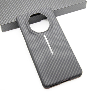 适用华为Mate50RS保时捷设计款超轻薄芳纶碳纤维保护套黑色银色黄色红色蓝色赛道版裸感舒适商务防滑手机壳