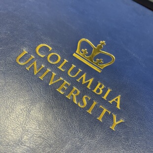 哥伦比亚大学证书保护皮套定制封皮外壳国外留学哥大毕业证外皮