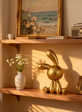 艺术兔子摆件装饰品新房礼物