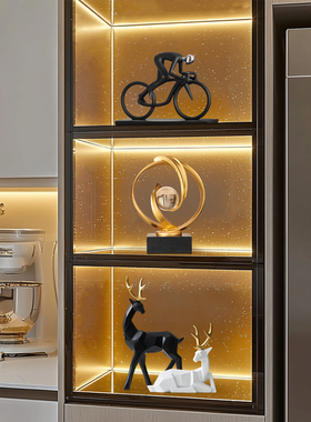 现代轻奢家居酒柜装饰摆件艺术品