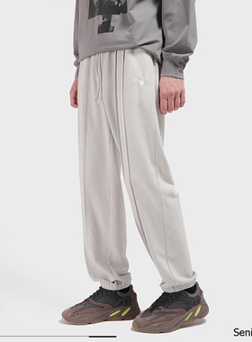 Senior Role秋冬国潮新款束脚卫裤男灰色休裤子闲裤运动宽松长裤