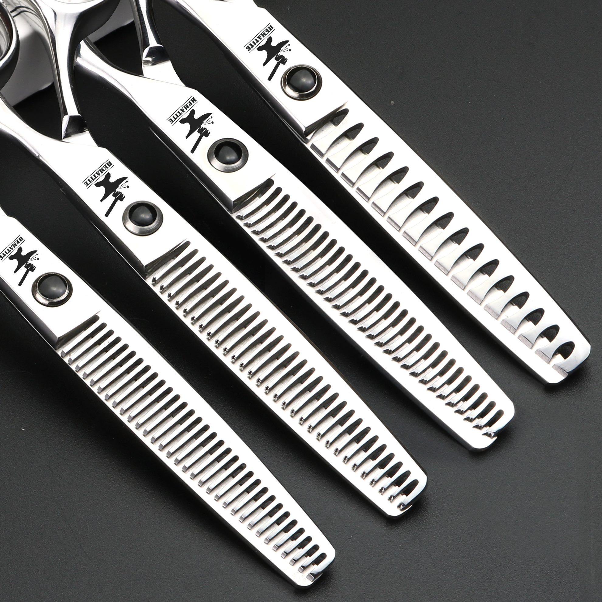 日本进口440C无痕牙剪理发剪去发量1015打薄剪发型师专用美发剪