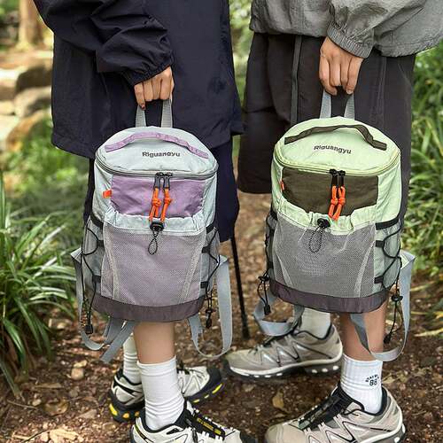 新款尼龙防刮户外徒步登山包休闲