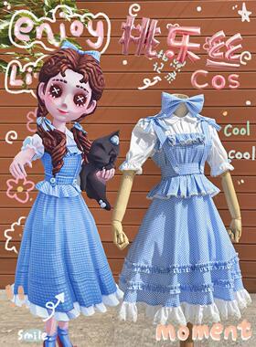 小女孩cos服第五人格cos服桃乐丝cosplay服装蓝色连衣裙套装现货