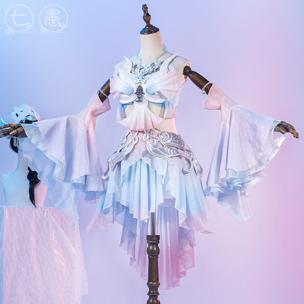 西施至美乘鲤谣cos服王者二次元cosplay女套装蓬蓬短裙游戏大礼盒