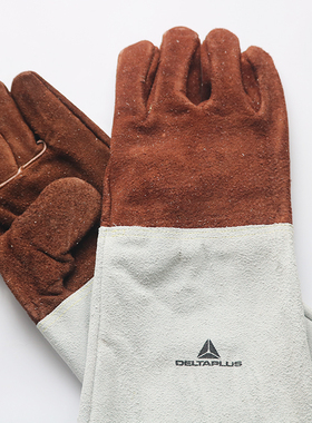 DELTA代尔塔205250（TER25010）高端全牛皮加长凯夫拉焊工手套