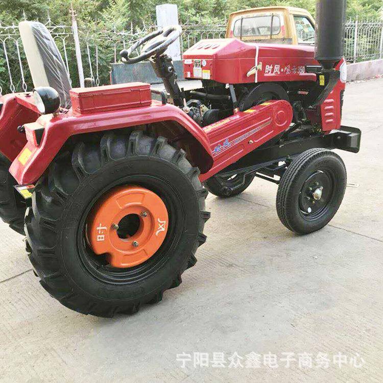 宁夏销售家用拖拉机带旋耕机单杠32马力小四轮车两驱车
