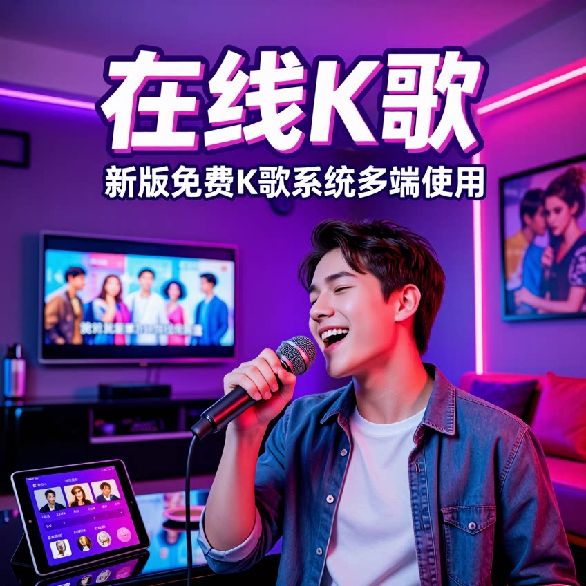 新版在线K歌软件-家庭适用-免费点歌-多设备可用电子版图片