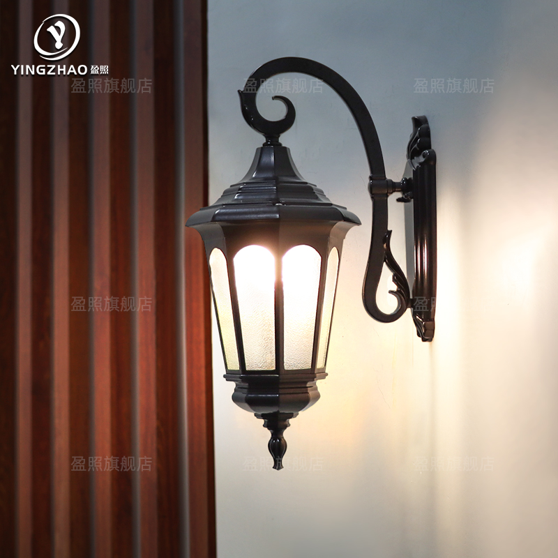 阳台壁灯超亮室外庭院别墅大门口露台欧式复古走廊外墙户外防水灯