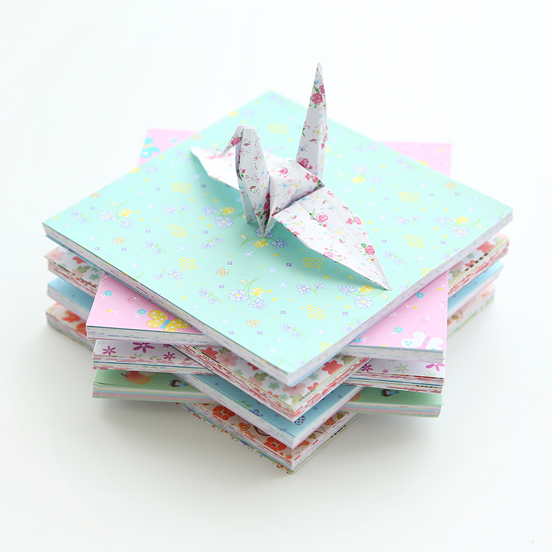 正方形印花折纸单面双面可选择