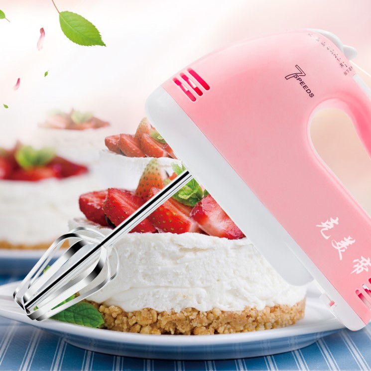 Nhật Bản mua bánh mứt đa chức năng máy trộn điện tử trộn tay trộn mì trứng máy điện mini chất lỏng - Máy trộn điện 	máy đánh trứng unie m5