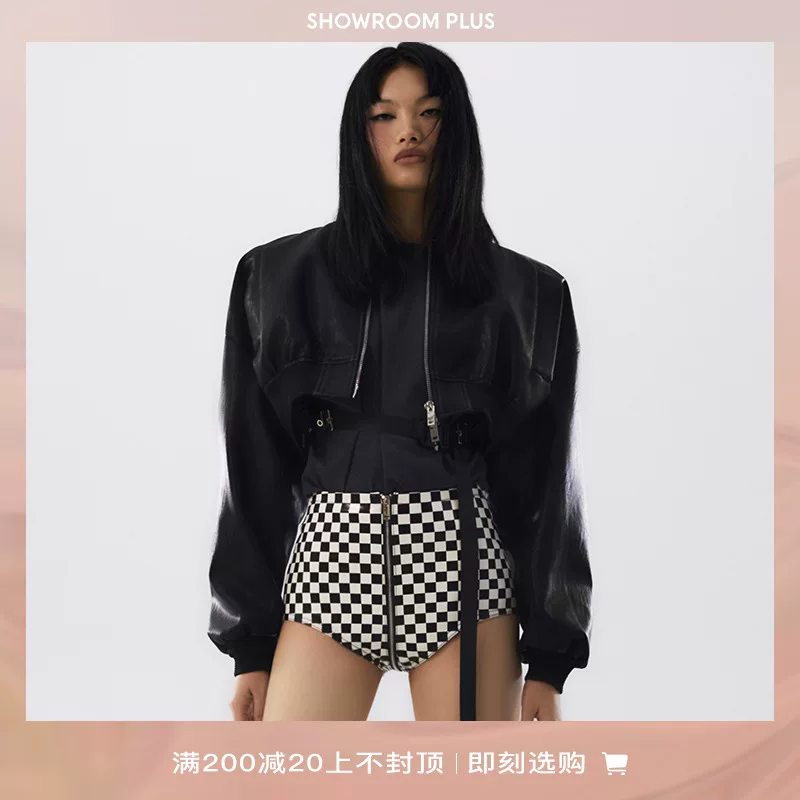 Autumn polyurethane jacket, short baseball uniform