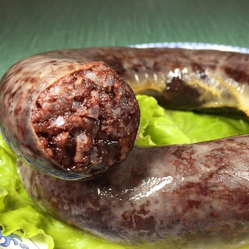 血肠龙蹦广西宜州特产北牙猪血肠糯米花生灌肠河池龙棒香肠包邮