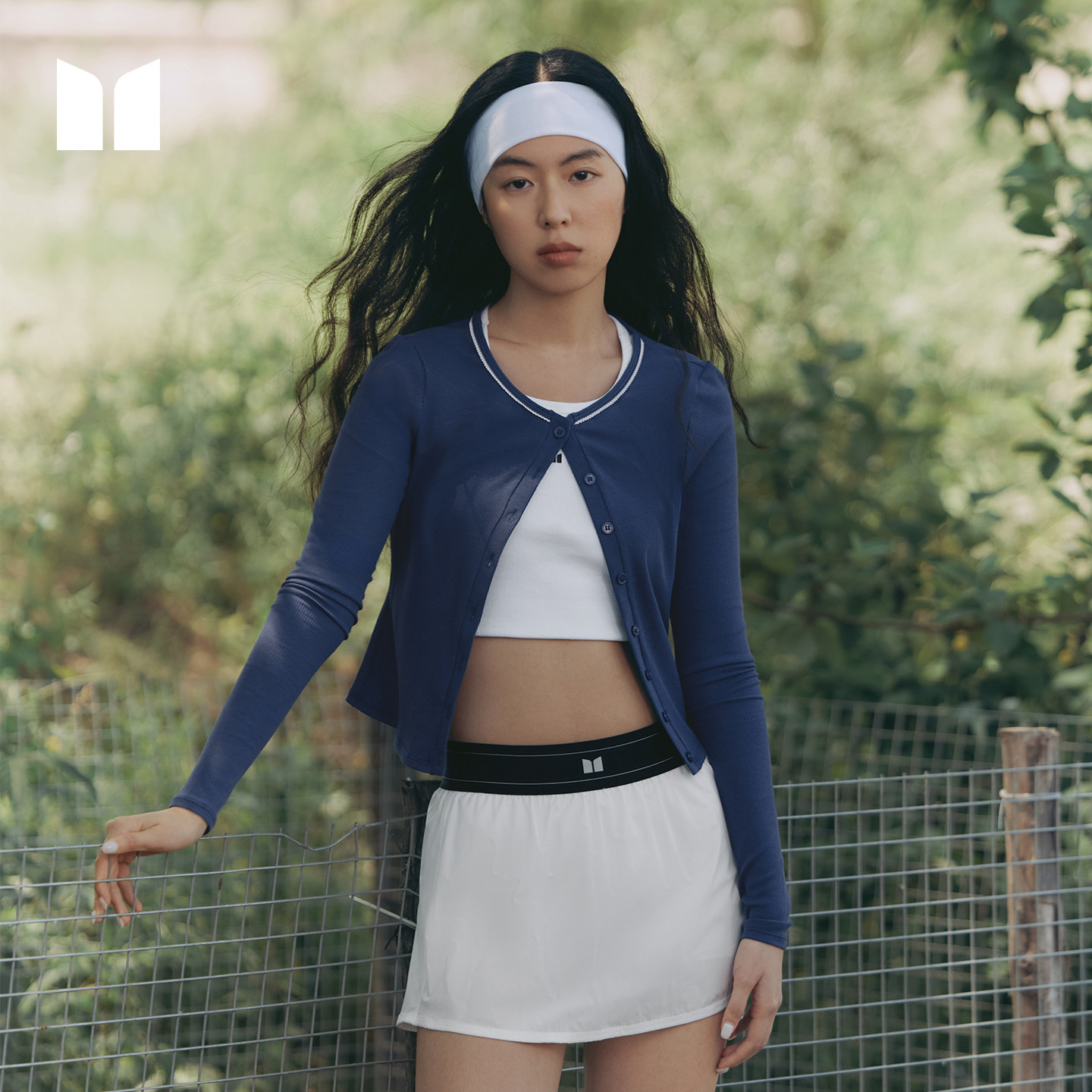 【赵露思同款】茉寻花边螺纹开衫外套女夏款外搭休闲显瘦短款上衣