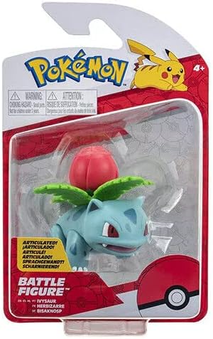 Pokemon Ivysaur 3 inch Battle Feature Figure Set Action Read