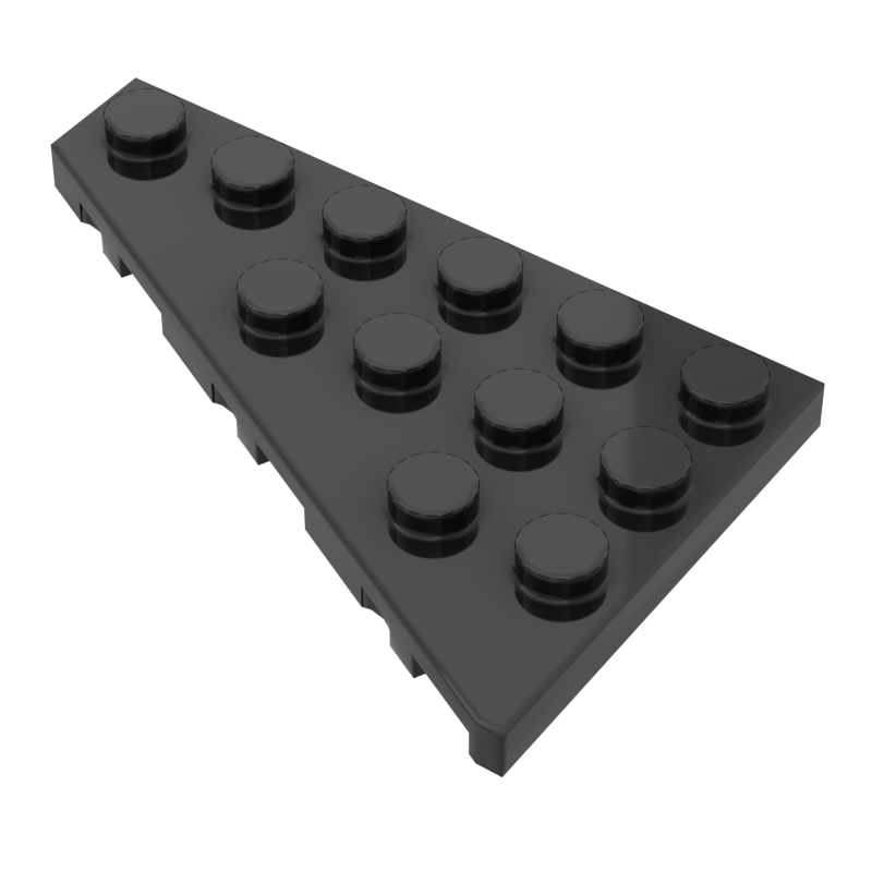 buildmoc48208 4x6楔形板(左)中国拼插小颗粒拼插积木零件补件