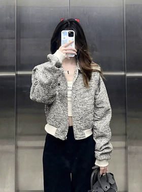 小众复古港风chic棒球服夹克