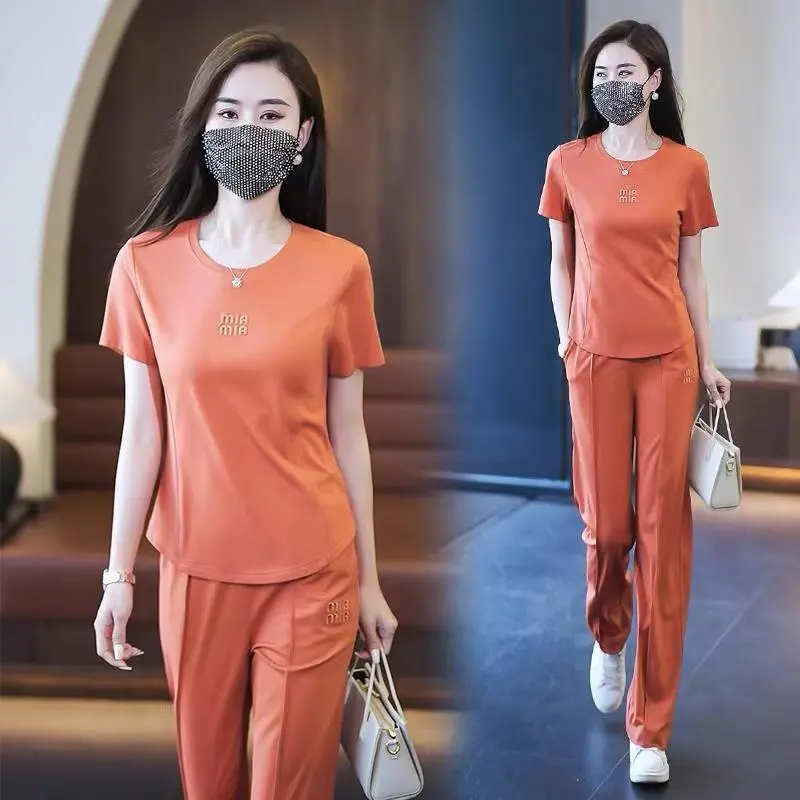 时尚运动服夏季新款两件套欧货